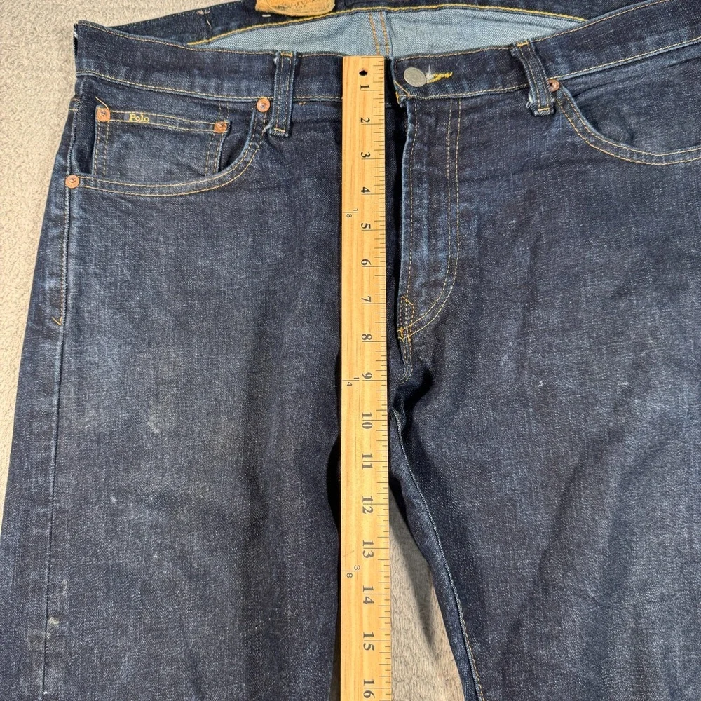 Polo Ralph Lauren Jeans Men 38x29 Blue Denim Straight Slim Stretch Sullivan‎ NWT